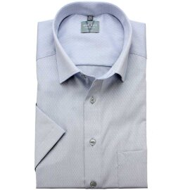 MARVELIS Hemd COMFORT FIT sommer jacquard halbarm