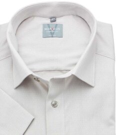 MARVELIS Hemd COMFORT FIT sommer jacquard halbarm