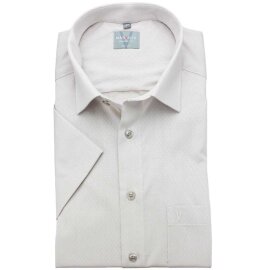 MARVELIS chemise pour homme COMFORT FIT jacquard à manches courtes