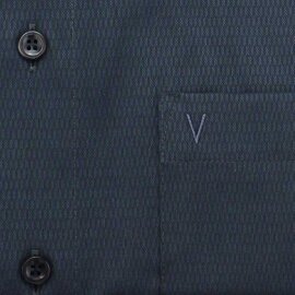 MARVELIS chemise pour homme COMFORT FIT jacquard à manches courtes