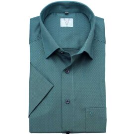 MARVELIS Hemd COMFORT FIT sommer jacquard halbarm