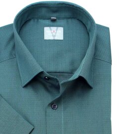 MARVELIS Hemd COMFORT FIT sommer jacquard halbarm
