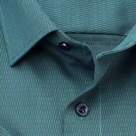 MARVELIS Men`s Shirt COMFORT FIT jacquard short sleeve