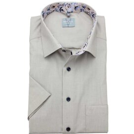 MARVELIS COMFORT FIT Fil a Fil camisa para hombres mangas cortas