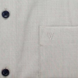 MARVELIS COMFORT FIT Fil a Fil camisa para hombres mangas cortas