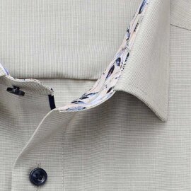 MARVELIS COMFORT FIT Fil a Fil camisa para hombres mangas cortas