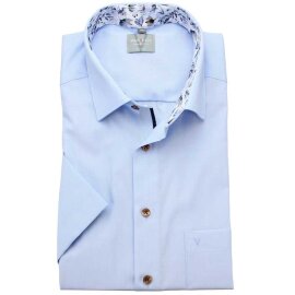 MARVELIS COMFORT FIT Fil a Fil camisa para hombres mangas cortas