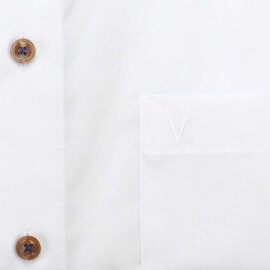 MARVELIS MODERN FIT a fil a fil camisa para hombres mangas cortas