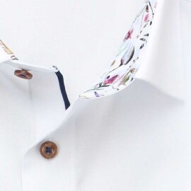 MARVELIS MODERN FIT a fil a fil camisa para hombres mangas cortas