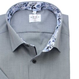 MARVELIS Hemd MODERN FIT fil a fil halbarm