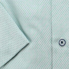 MARVELIS chemise pour homme MODERN FIT diamant jacquard à manches courtes