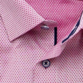 MARVELIS Hemd MODERN FIT sommer jacquard halbarm