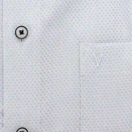 MARVELIS chemise pour homme MODERN FIT diamant jacquard à manches courtes