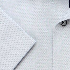 MARVELIS chemise pour homme MODERN FIT diamant jacquard à manches courtes