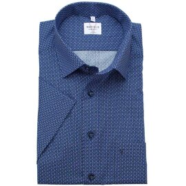 MARVELIS Hemd MODERN FIT modischer statement Druck halbarm