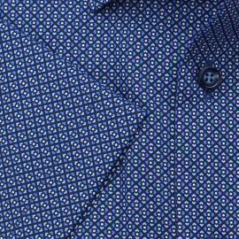 MARVELIS Hemd MODERN FIT modischer statement Druck halbarm