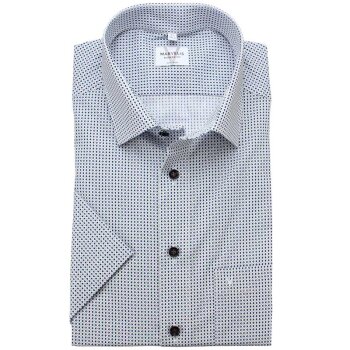 MARVELIS Hemd MODERN FIT modischer statement Druck halbarm