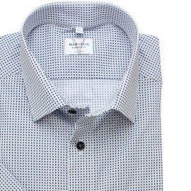 MARVELIS Hemd MODERN FIT modischer statement Druck halbarm