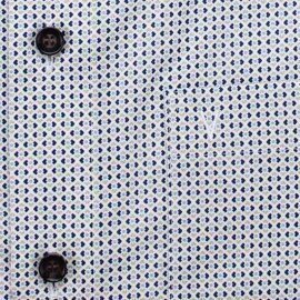 MARVELIS Hemd MODERN FIT modischer statement Druck halbarm