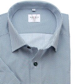 MARVELIS Hemd MODERN FIT modischer statement Druck halbarm
