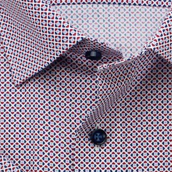 MARVELIS MODERN FIT a statement print camisa para hombres mangas cortas
