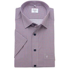 MARVELIS Hemd MODERN FIT modischer statement Druck halbarm