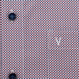 MARVELIS MODERN FIT a statement print camisa para hombres mangas cortas