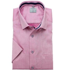 MARVELIS Men`s Shirt COMFORT FIT jacquard short sleeve