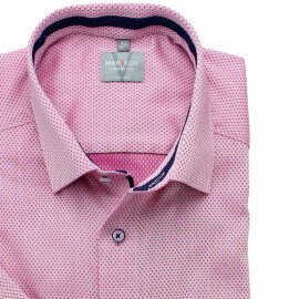 MARVELIS Men`s Shirt COMFORT FIT jacquard short sleeve