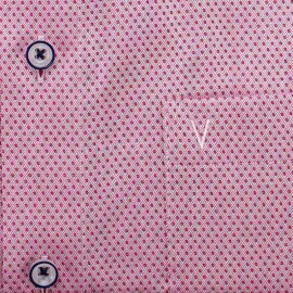 MARVELIS Men`s Shirt COMFORT FIT jacquard short sleeve
