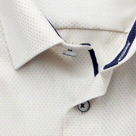 MARVELIS Hemd COMFORT FIT sommer jacquard halbarm