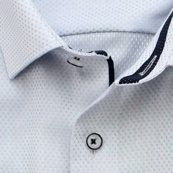 MARVELIS chemise pour homme COMFORT FIT jacquard à manches courtes