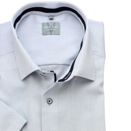 MARVELIS chemise pour homme COMFORT FIT jacquard à manches courtes