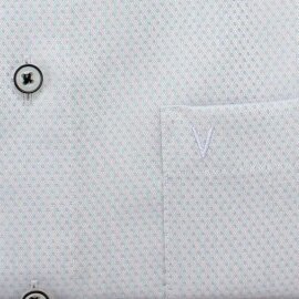 MARVELIS chemise pour homme COMFORT FIT jacquard à manches courtes
