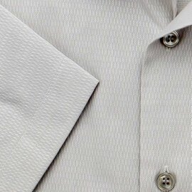 MARVELIS chemise pour homme MODERN FIT diamant jacquard à manches courtes
