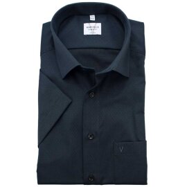 MARVELIS Hemd MODERN FIT sommer jacquard halbarm