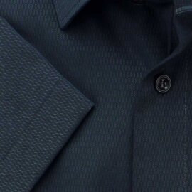 MARVELIS chemise pour homme MODERN FIT diamant jacquard à manches courtes