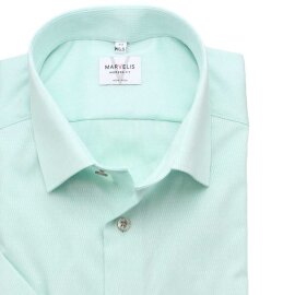 MARVELIS Hemd MODERN FIT sommer jacquard halbarm