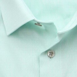MARVELIS chemise pour homme MODERN FIT diamant jacquard à manches courtes