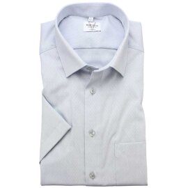 MARVELIS Hemd MODERN FIT sommer jacquard halbarm