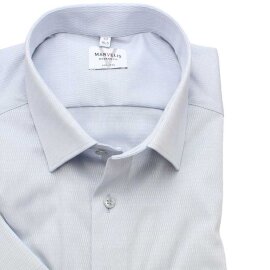 MARVELIS MODERN FIT diamante jacquard camisa para hombres mangas cortas