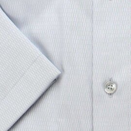 MARVELIS MODERN FIT diamante jacquard camisa para hombres mangas cortas