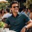 MARVELIS chemise pour homme MODERN FIT diamant jacquard à manches courtes