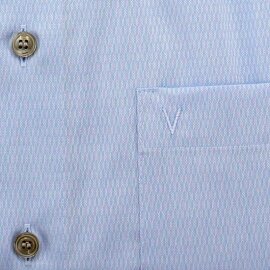 MARVELIS MODERN FIT diamante jacquard camisa para hombres mangas cortas