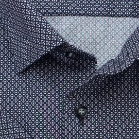 MARVELIS Hemd MODERN FIT modischer statement Druck halbarm