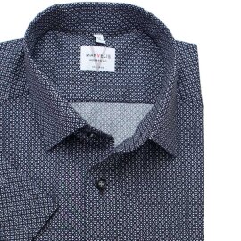 MARVELIS MODERN FIT a statement print camisa para hombres mangas cortas