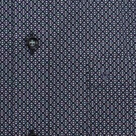MARVELIS MODERN FIT a statement print camisa para hombres mangas cortas