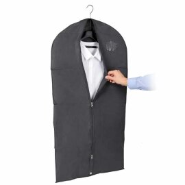 Kleidersack mit Reißverschluss – Staubschutz für Kleidung | Wasserabweisende Schutzhülle aus Polyester