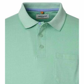 REDMOND Poloshirt Wash & Wear mit Brusttasche, halbarm