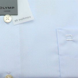 OLYMP LUXOR chemise pour homme COMFORT FIT uni à manches courtes